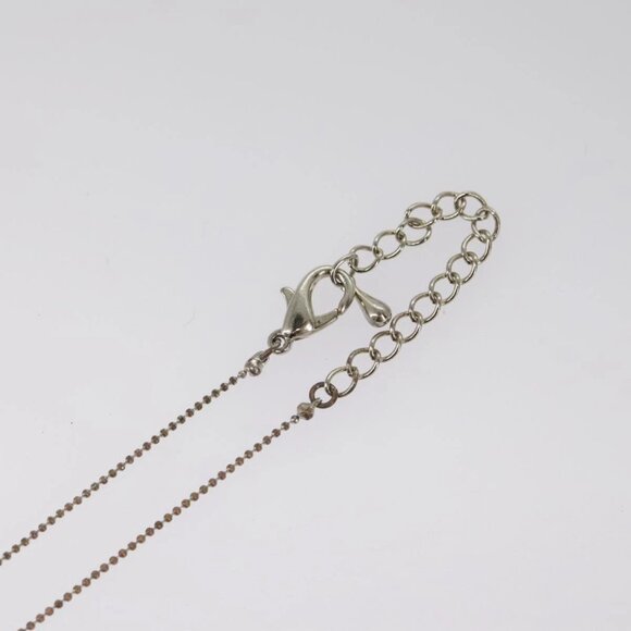 Christian Dior Necklace metal Silver tone Auth - Picture 9 of 16